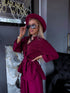 ELYNDI set "ROSEMARY V6238" - BORDEAUX